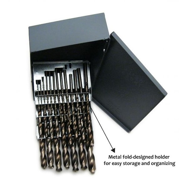 Premium Industrial Grade Cobalt 29 pcs Drill Bit Set